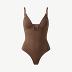 VELORA Scuplt Bodysuit – Deep V